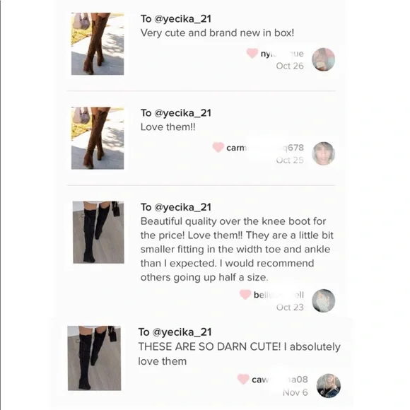 Black Over The Knee Chunky Low Heel
Lace Up Boots - Picture 8 of 11